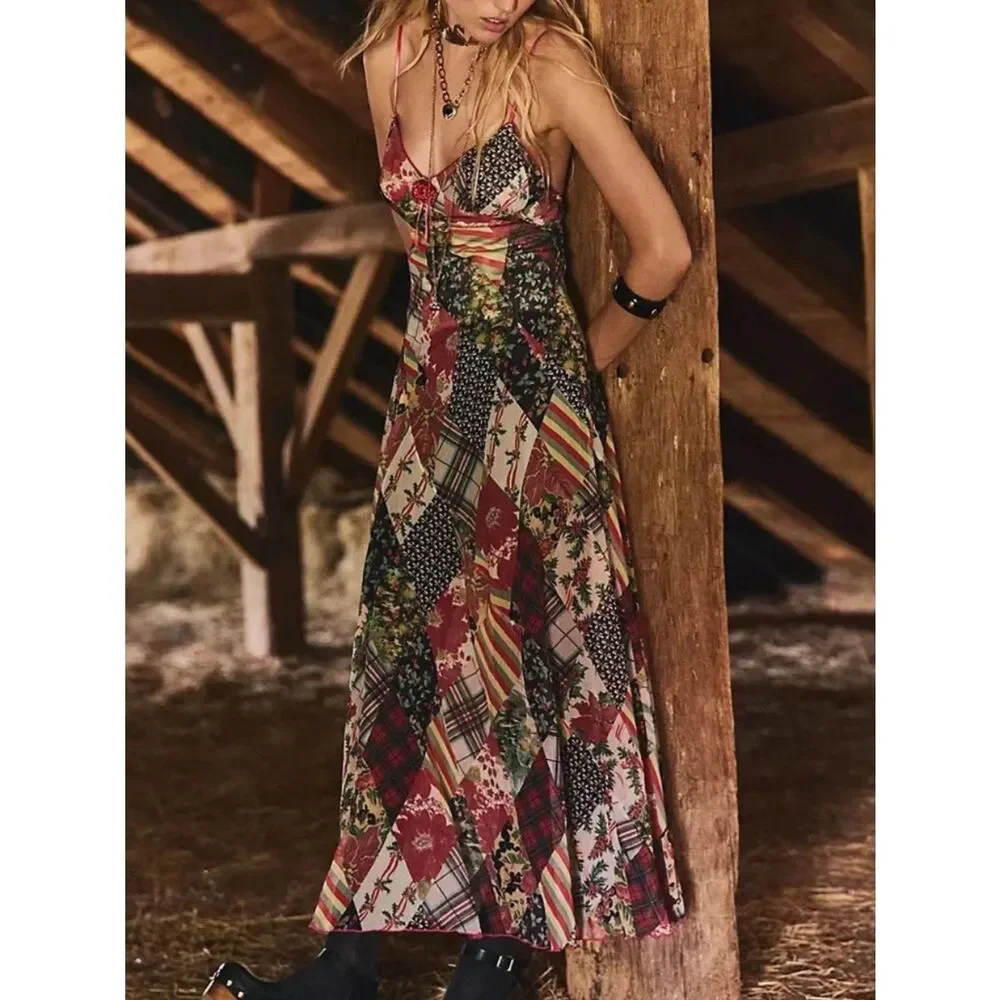 Free People Tis the season maxi dress